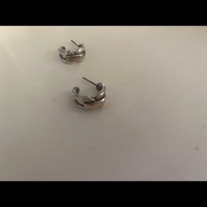James Avery good and silver earrings